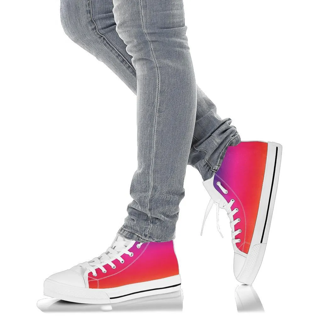 High Top Sneakers - Unisex Colorful Sneakers #1 | Custom Sneakers Women, Custom Women's Sneakers, Customized Sneakers, High Top Sneakers for Women