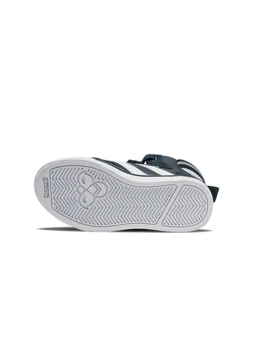 Hummel Stadil Pro Junior Leather and Suede Blue Nights Trainers